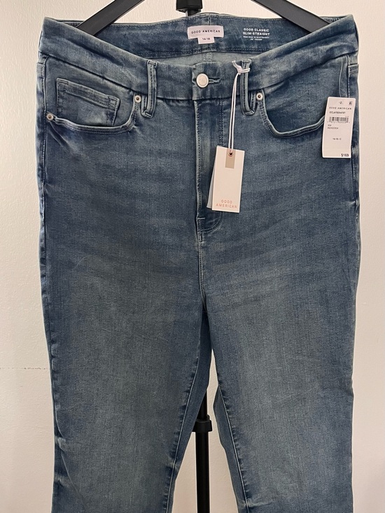 Good American Denim - Good American Blue Slim Stretch Jeans